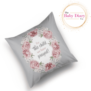 Ready Made Small Scatter Pillow- For this child peonies