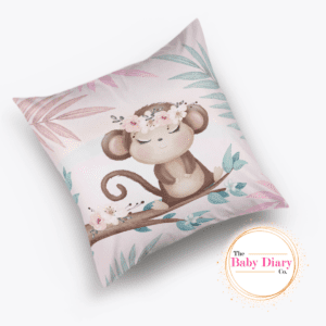 Tiny Scatter Cushion-Floral Monkey