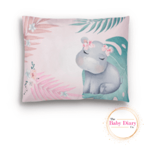 Ready Made Baby Pillowcase- Girls Jungle Safari